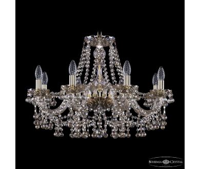 Купить Подвесная люстра Bohemia Ivele Crystal 1409/8/240 G M801 Подвесная люстра Bohemia Ivele Crystal 1409/8/240 G M801