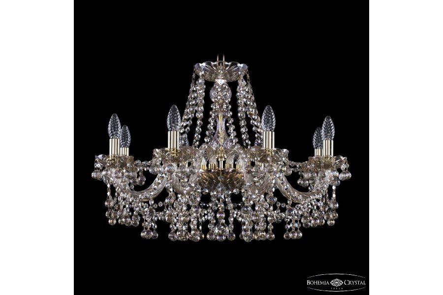 Подвесная люстра Bohemia Ivele Crystal 1409/8/240 G M801