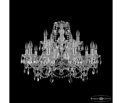 Купить Подвесная люстра Bohemia Ivele Crystal 1411/10+5/240 Ni Подвесная люстра Bohemia Ivele Crystal 1411/10+5/240 Ni