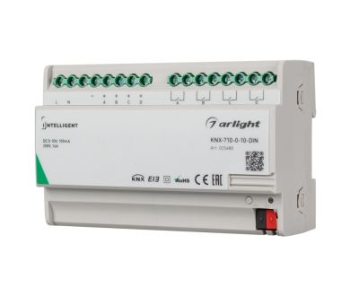 Конвертер Arlight KNX-710-0-10-Din (230V, 4x0/1-10, 4x16A) 025680