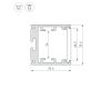Алюминиевый профиль Arlight SL-ARC-3535-D320-W90 WHITE (260мм, дуга 1 из 4) 039592