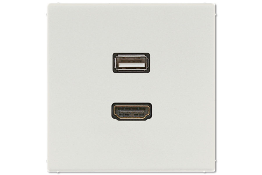 Розетка HDMI/USB Jung MALS1163LG