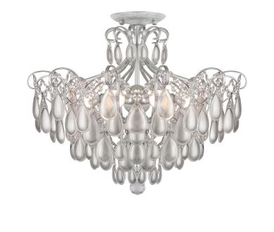 Потолочная люстра AM Group MONICA PL4 SILVER