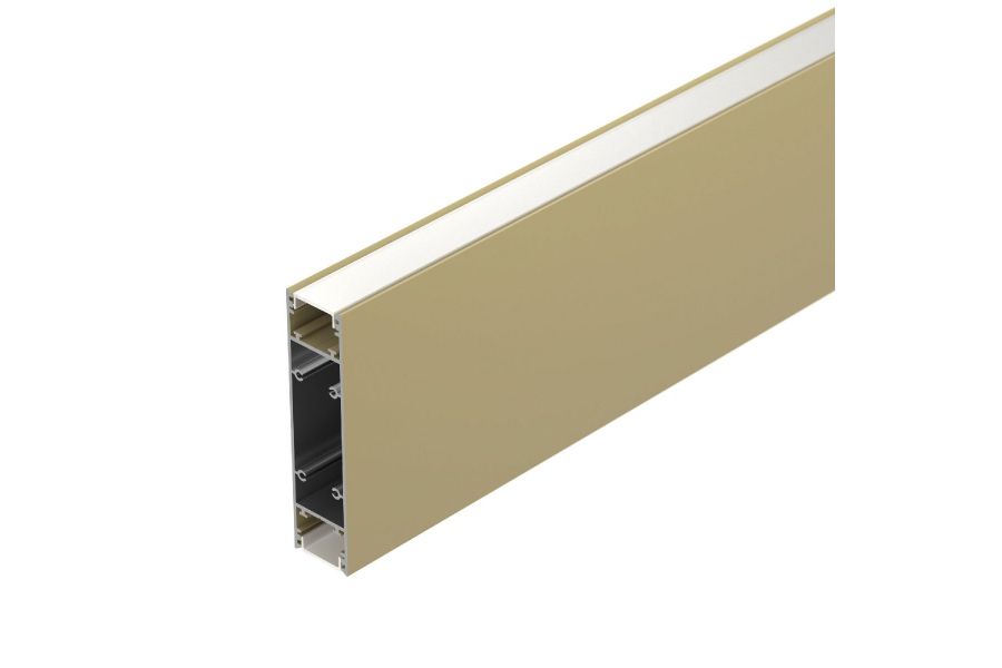 Алюминиевый профиль Arlight SL-LINE-25100-DUAL-2500 GOLD CHAMPAGNE 050503 (отрез 2,5 м)