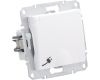 Розетка Schneider Electric Sedna с/з со шторками и крышкой 16A 250V SDN3100121