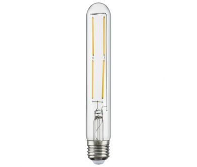 Лампа светодиодная филаментная Lightstar LED Filament E27 6W 4000K трубчатая прозрачная 933904