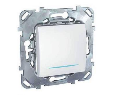 Переключатель одноклавишный с подсветкой Schneider Electric Unica MGU5.203.18NZD