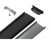 Алюминиевый накладной профиль Ambrella Light Alum Profile GP1600BK/BK