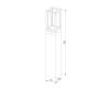 Ландшафтный светодиодный светильник Elektrostandard Frame 1529 TECHNO LED серый 4690389172373  a051860