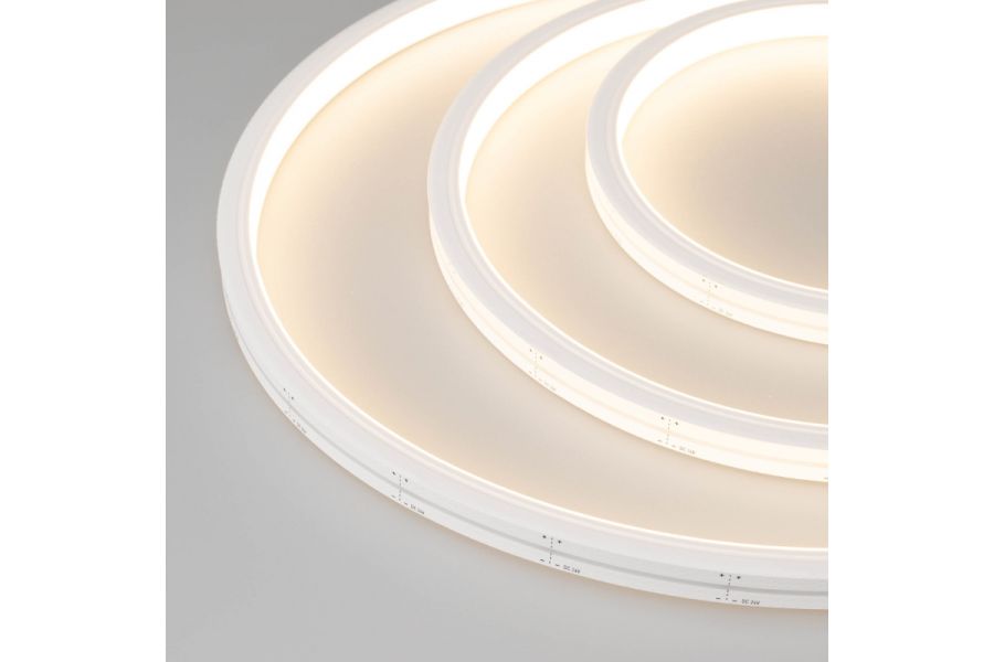 Лента герметичная Arlight MOONLIGHT-TOP-A140-13x12mm 24V Warm3000 (9.6 W/m, IP67, 2835, 5m) 027947(1)