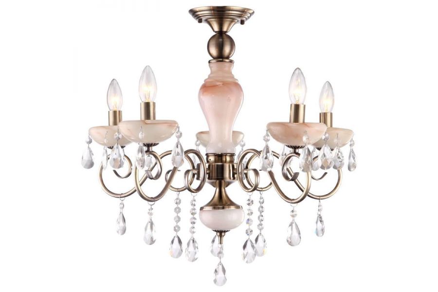 Потолочная люстра Arte Lamp Onyx Red A9591PL-5AB