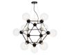 Подвесная люстра Lumina Deco Zodiak LDP 160N-12 BK+PR