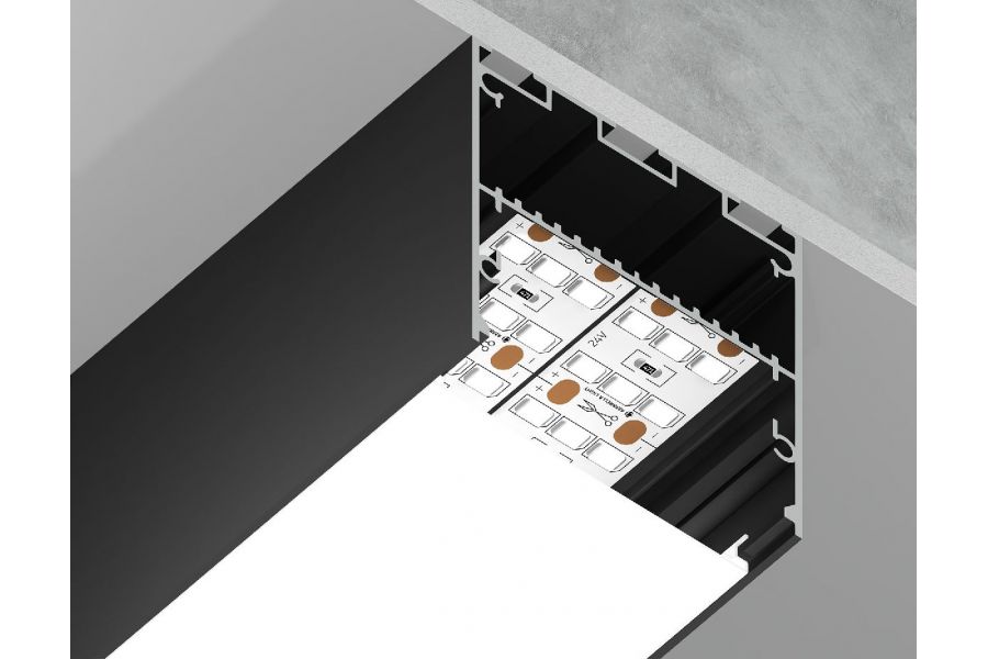 Алюминиевый профиль Ambrella Light Profile System GP3100BK