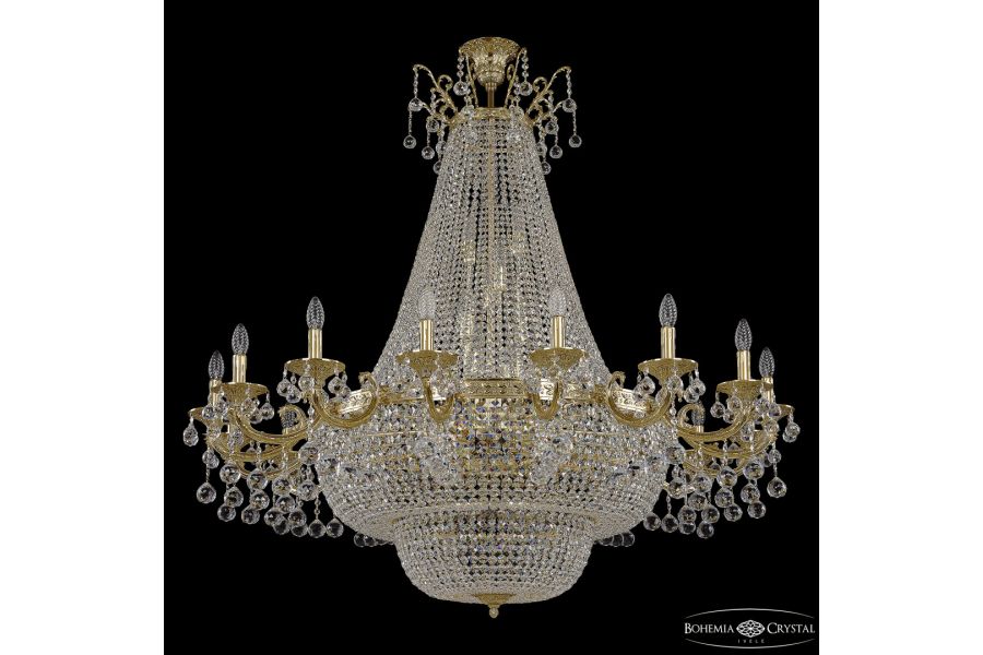 Потолочная люстра Bohemia Ivele Crystal 2210H208/16/123IV/Y1 G Balls
