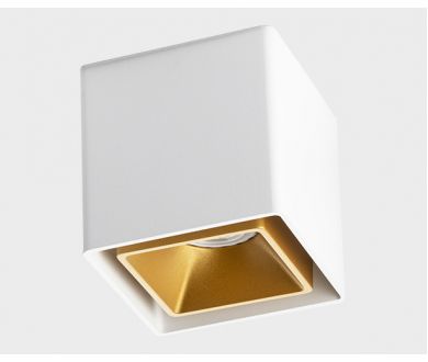 Накладной светильник Italline FASHION FX1 white + FASHION FXR gold