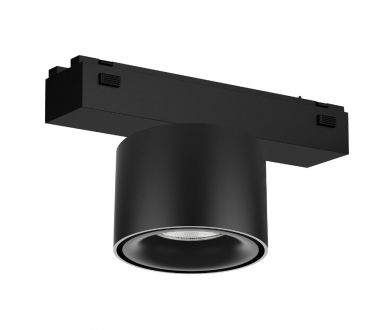 Трековый магнитный светильник Arlight MAG-VIBE-POINT-R75-10W Day4000-MIX (BK, 24 deg, 48V, DALI) 045000