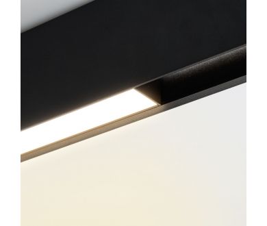 Трековый магнитный светильник Arlight MAG-FLAT-45-L205-6W Warm3000 (BK, 100 deg, 24V, DALI) 046576