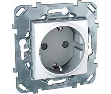 Розетка Schneider Electric Unica с/з без шторок 16A 250V MGU5.036.18ZD