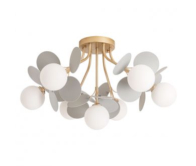 Потолочная люстра Arte Lamp Peacock A1369PL-7GY