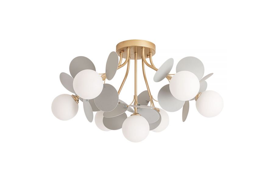 Потолочная люстра Arte Lamp Peacock A1369PL-7GY