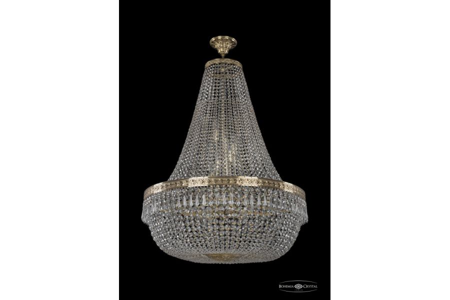 Люстра на штанге Bohemia Ivele Crystal 19011/H2/80IV G
