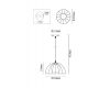 Подвесной светильник MyFar Monica MR1270-P