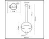 Подвесной светильник Odeon Light Orbite 7028/2L