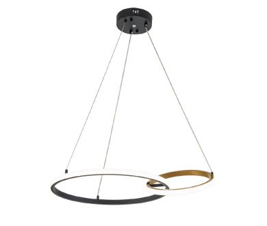 Подвесной светильник Escada Relation 10230/2LED Black/Gold