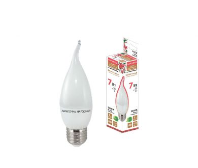 Лампа светодиодная TDM Electric Народная E27 7W 3000K матовая SQ0340-1546