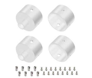 Заглушка Arlight WPH-FLEX-D22-360deg WHITE ALU с отверстием 049941
