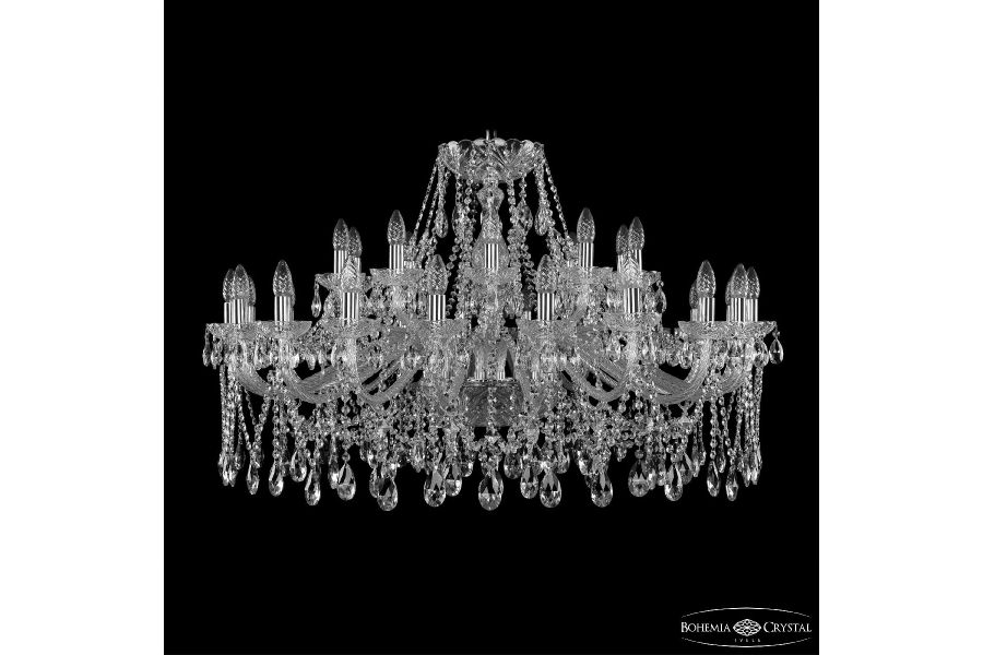 Подвесная люстра Bohemia Ivele Crystal 1413/20+10/400 Ni