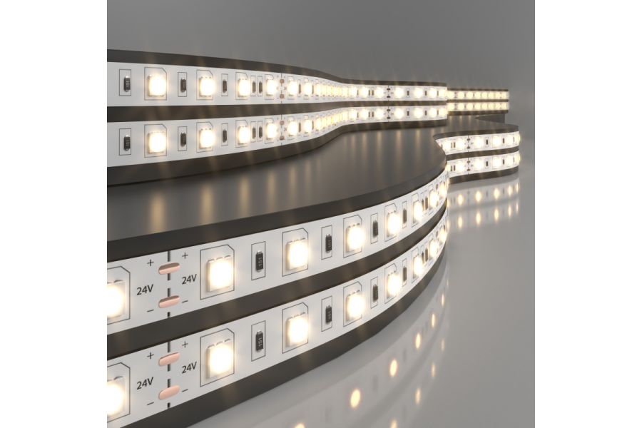 Светодиодная лента Elektrostandard 24V 14,4W 60Led 5050 IP20 теплый белый, 5м 4690389167652