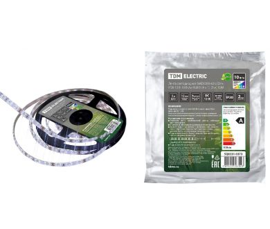 Светодиодная лента TDM Electric 12В 5050 10Вт/м RGB 5м IP20 SQ0331-0373