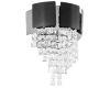 Настенный светильник Lumina Deco LDW 7045-2 BK+CHR