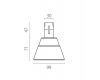 Трековый однофазный светильник Lightstar Due Hermes 210947