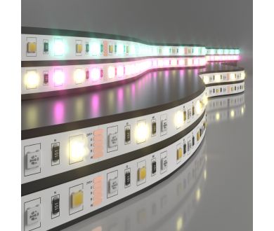 Светодиодная лента Elektrostandard 24V 14,4W 60Led 5050+5050 IP20 MIX RGB/теплый белый, 5м 4690389172250