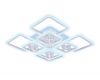 Потолочная светодиодная люстра Ambrella Light Acrylica Ice FA289