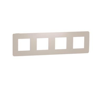 Рамка 4-постовая Schneider Electric Unica New NU280844