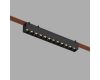 Трековый однофазный светильник Denkirs Belty Grill DK5571-BK