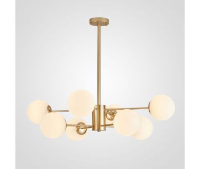 Люстра на штанге ImperiumLoft Roundi Brass 305756-23