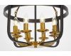 Подвесная люстра Lumina Deco Berling LDP 8024-8 BK+MD