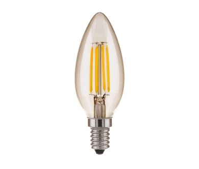 Лампа светодиодная филаментная Elektrostandard E14 7W 4200K прозрачная 4690389062896