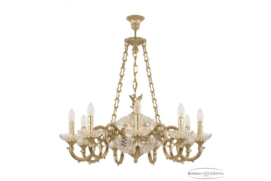 Подвесная люстра Bohemia Ivele Crystal Verona 72003P/9/210 G P Pal FS1S