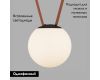 Трековый однофазный светильник Denkirs Belty Orb DK5553-BK