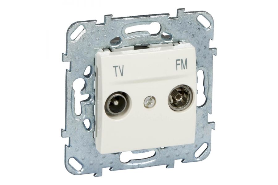 Розетка TV-FM проходная Schneider Electric Unica MGU5.453.25ZD