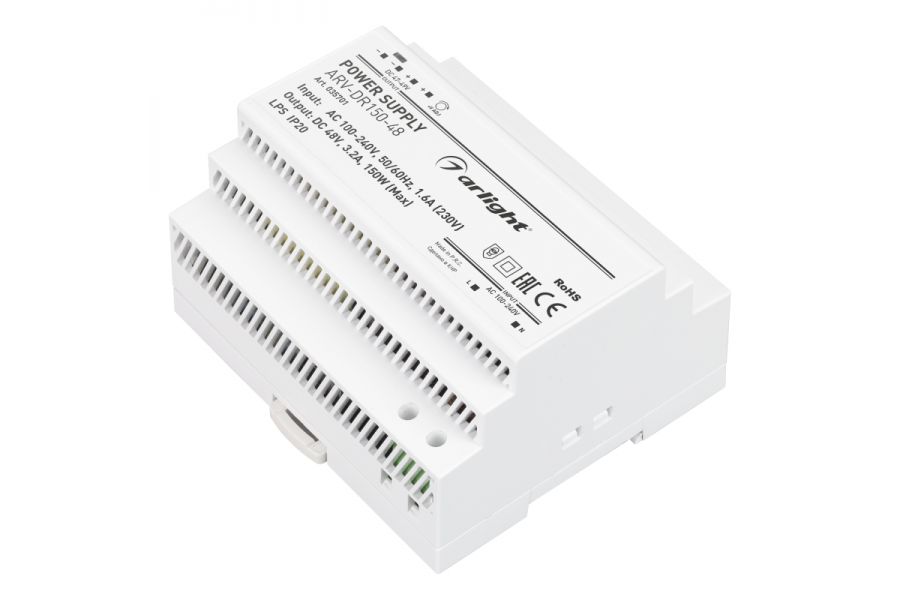 Блок питания Arlight ARV-DR150-48 (48V, 3.2A, 150W) 035701