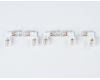 Соединитель угловой L для светодиодной ленты COB 8mm 12/24V (2 конт.) GS6851 (5шт) Ambrella Light Illumination GS6851