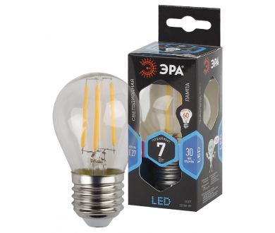 Лампа светодиодная Эра E27 7W 4000K F-LED P45-7W-840-E27 Б0027949