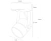 Спот Arte Lamp Mizar A1311AP-1BK