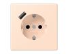 Розетка 2K+З USB Typ A Jung LC1520-18A228